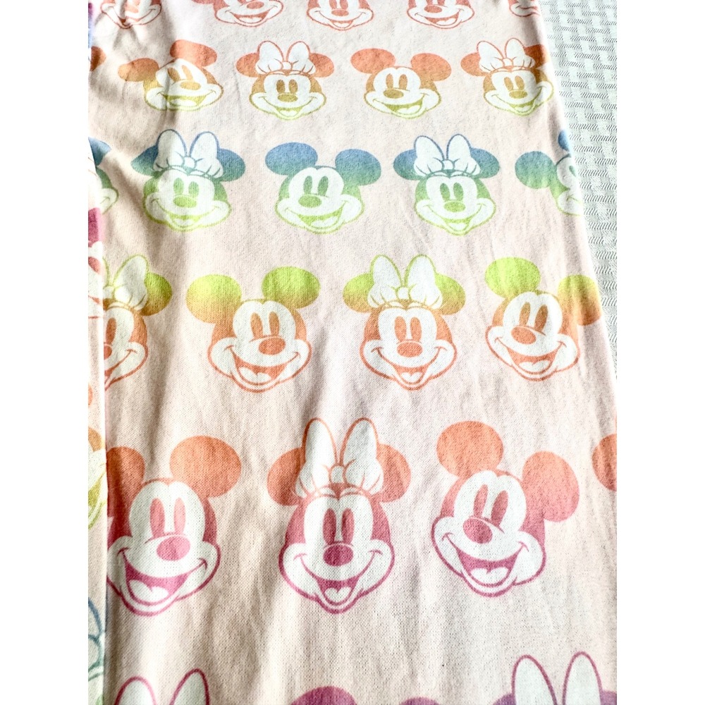 Disney Mickey Minnie Mouse Rainbow Ombre Pink Pajamas Set XXL MK659XSLSC NWT - Picture 12 of 14